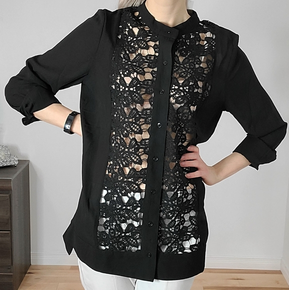 Reitmans long sleeve blouse tunic style - Picture 8 of 17